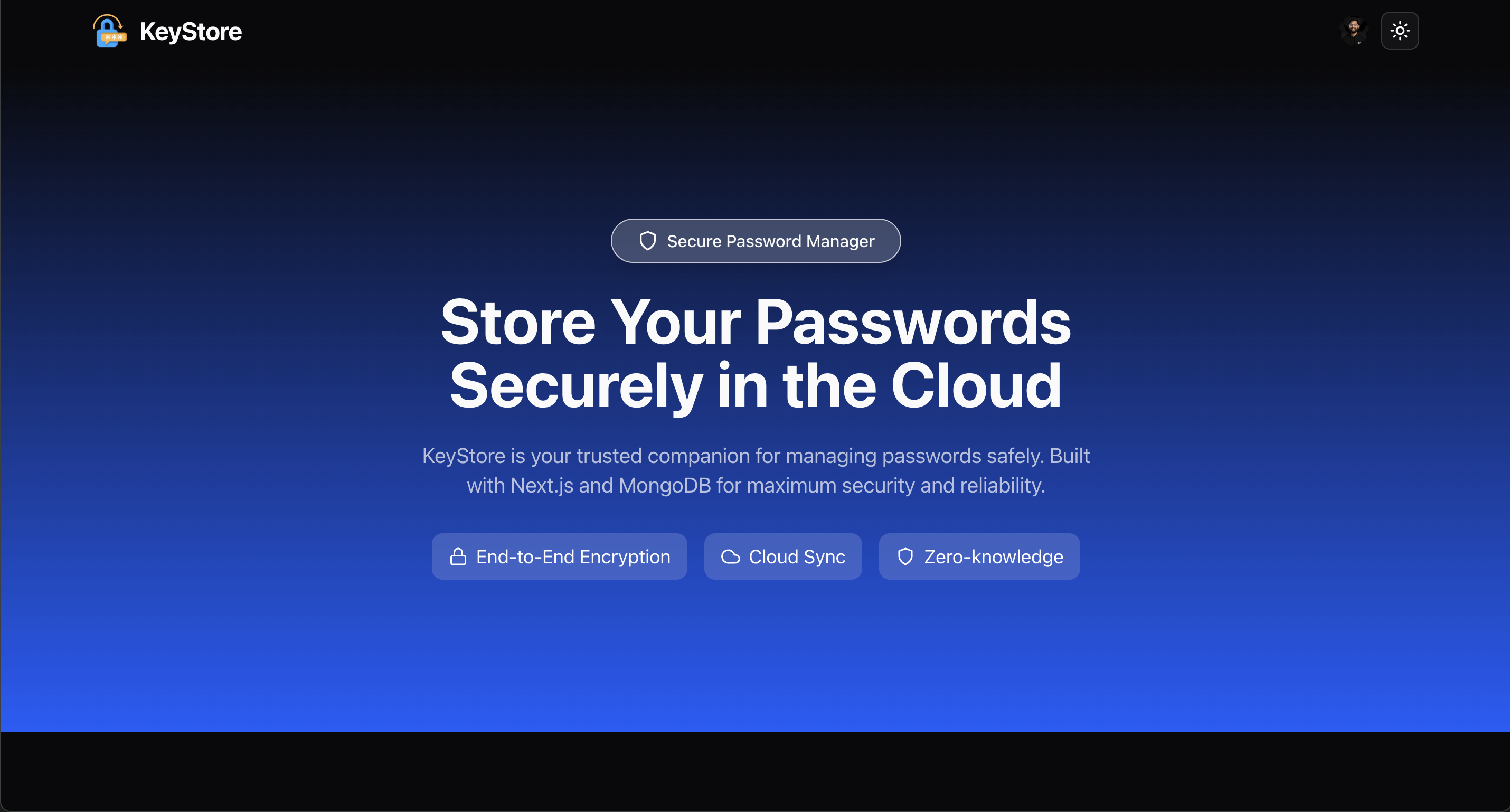 KeyStore - Password Manager